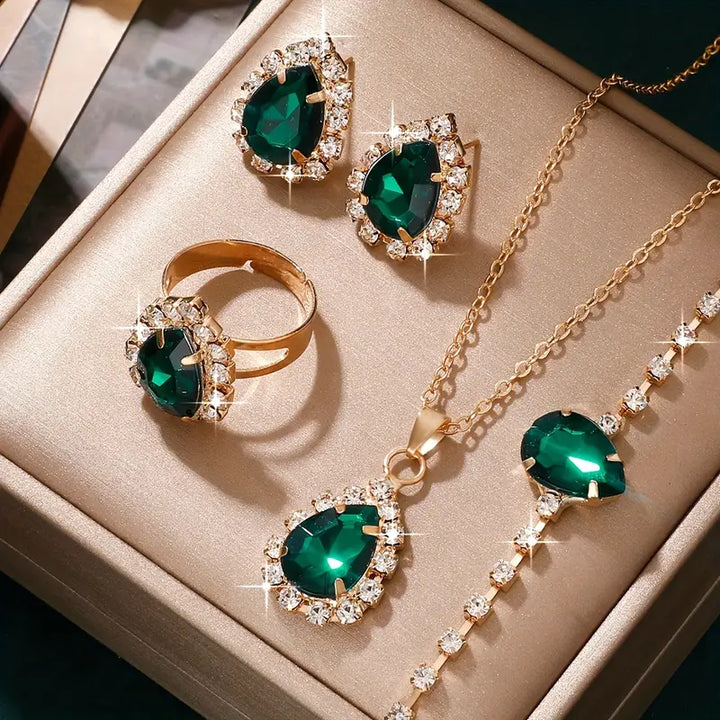 Conjunto de Joias Elisandre Vermont | Ouro