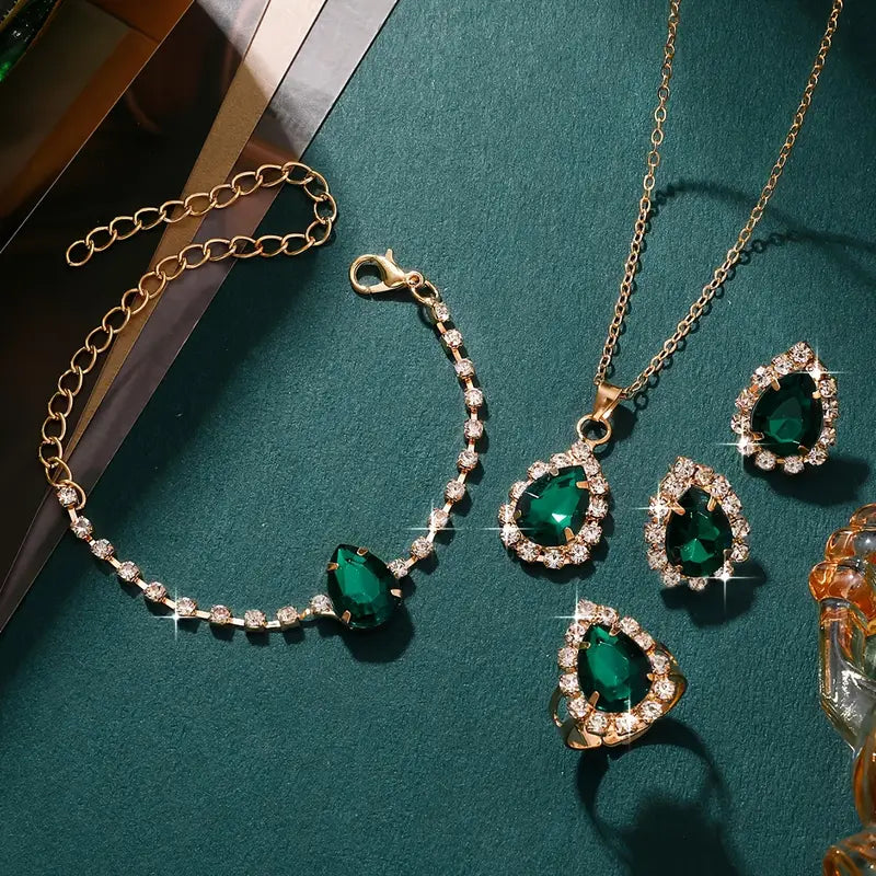 Conjunto de Joias Elisandre Vermont | Ouro